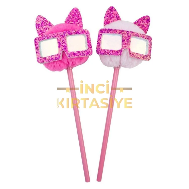 DOLPHIN WP-9996 PONPON KEDİ BAŞLIKLI KURŞUN KALEM