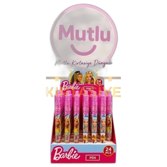 BARBİE GEÇMELİ KALP TÜKENMEZ KALEM