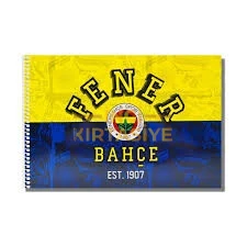 FENERBAHÇE RESİM DEFTERİ SPİRALLİ KARTON KAPAK 17X24 15 YAPRAK