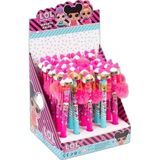 L.O.L SURPRISE VERSATİL KALEM TOPPERLI PON PON 0.7 MM 25 Lİ