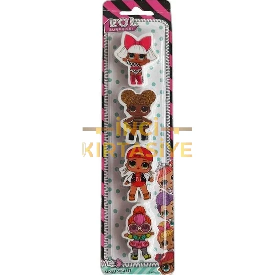 LOL ŞEKİLLİ SİLGİ BLİSTER