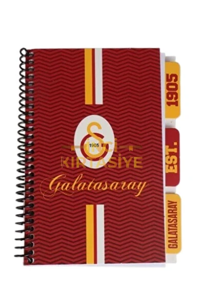 GALATASARAY BLOKNOT PLANLAYICI AYRAÇLI KARTON KAPAK SPİRALLİ