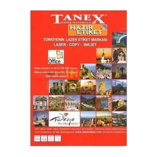 TW-2712 105X42,69 MM LASER ETİKET 100 AD.