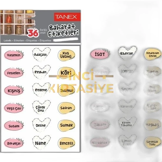 TANEX MTC-604 BAHARAT PP OPAK STİCKER 4 2 AD.