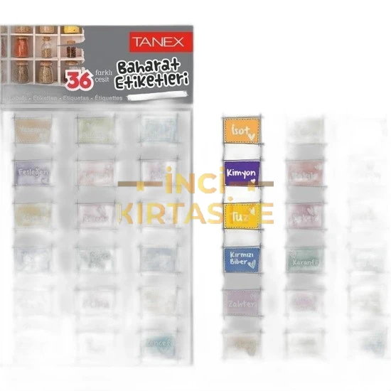 TANEX MTC-605 BAHARAT PP OPAK STİCKER 5 2 AD.