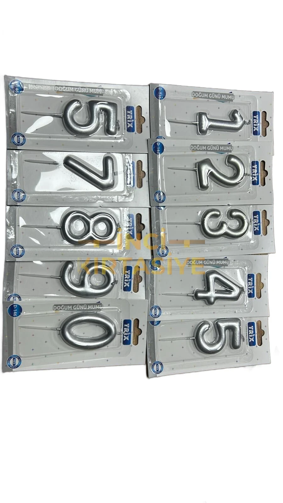 DOĞUM GÜNÜ MUMU GÜMÜŞ