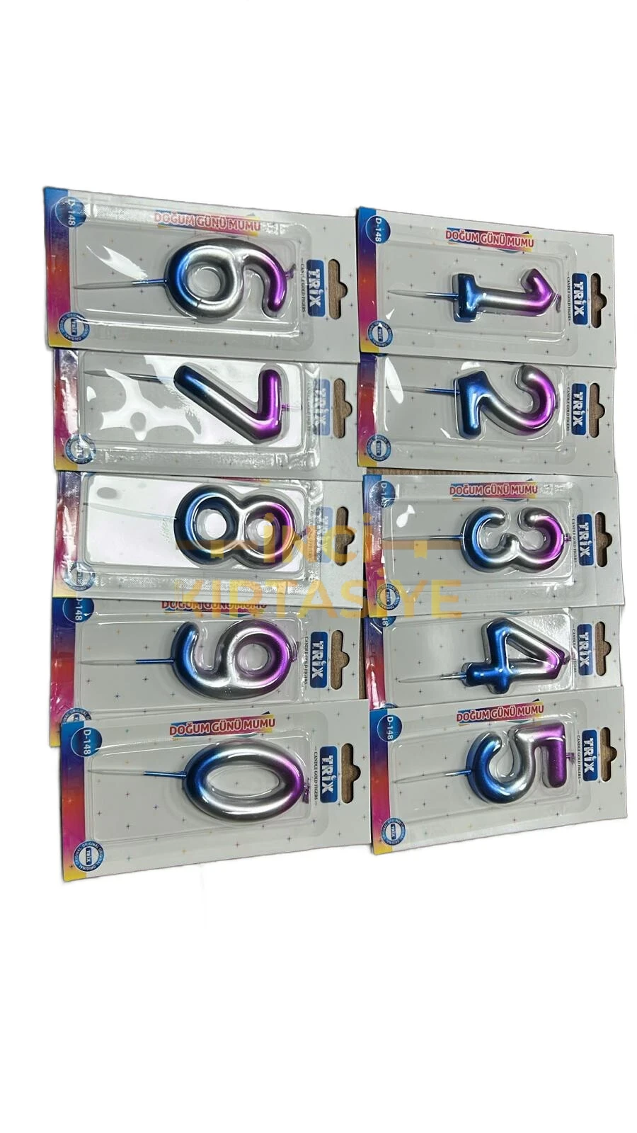 DOĞUM GÜNÜ MUMU METALİK