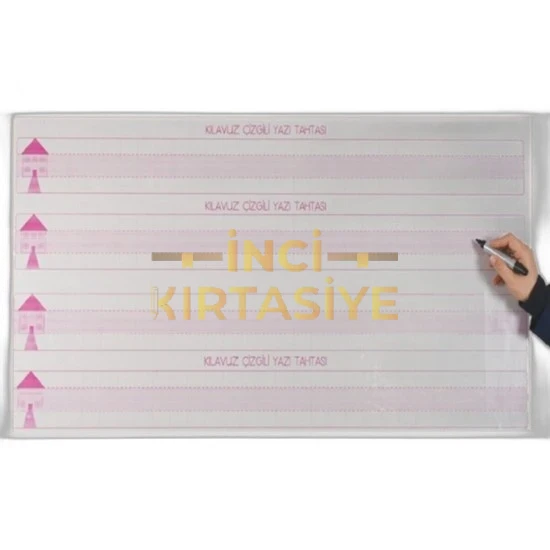 104X55 CM KILAVUZ ÇİZGİLİ EVLİ KAĞIT TAHTA