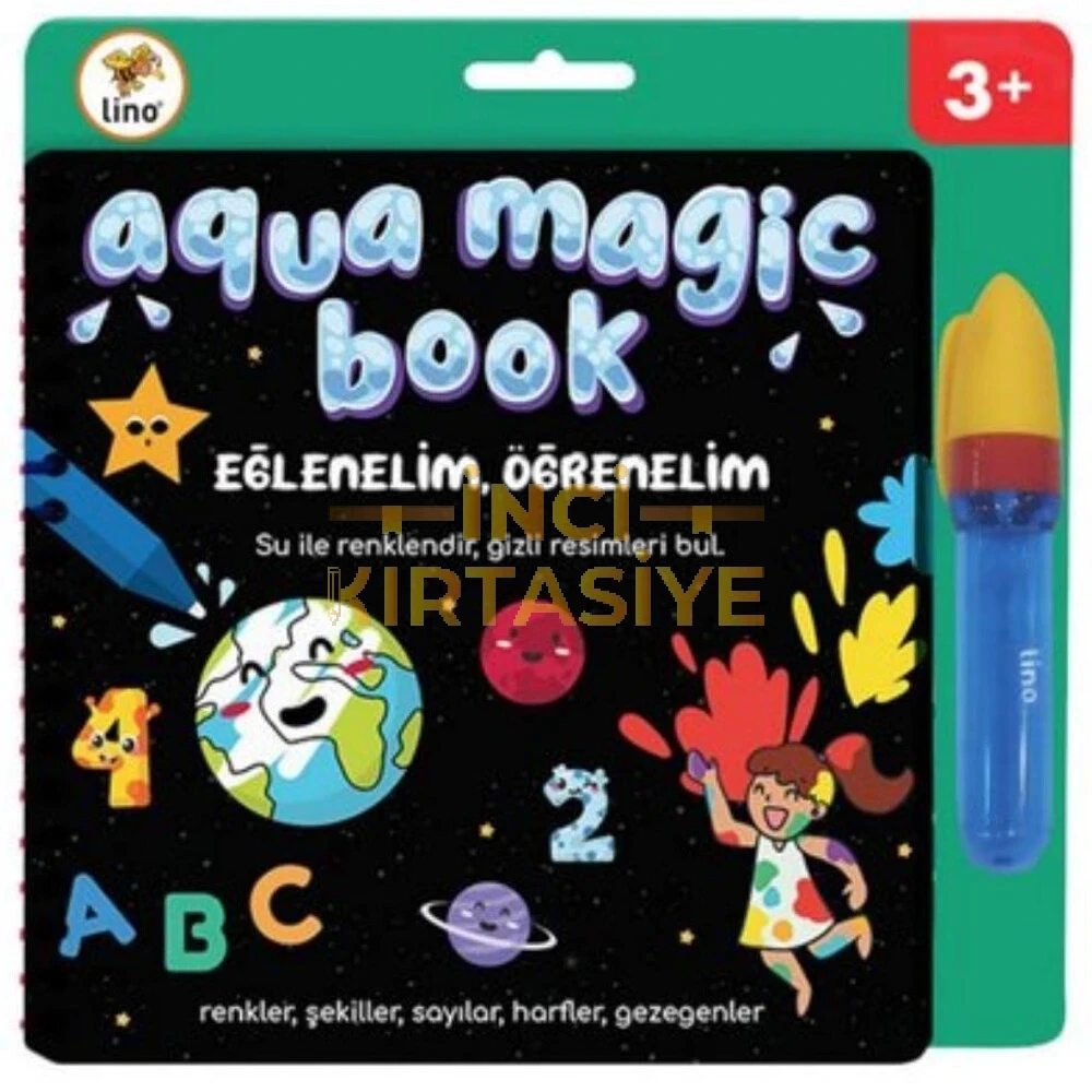 LİNO AQUA MAGİC BOOK EĞLENELİM ÖĞRENELİM SİHİRLİ BOYAMA KİTABI