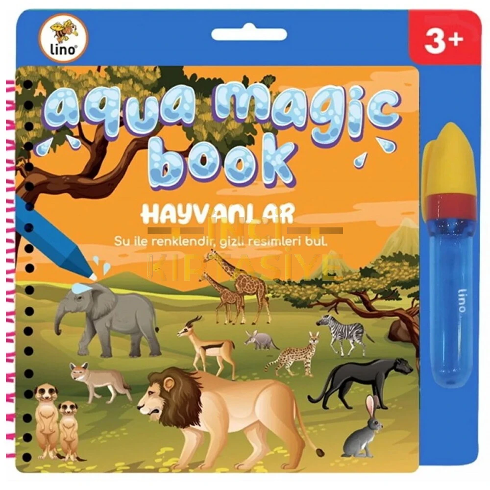 LİNO AQUA MAGİC BOOK HAYVANLAR SİHİRLİ BOYAMA KİTABI