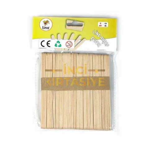 LİNO AHŞAP ÇUBUK 11 CM.  NATUREL