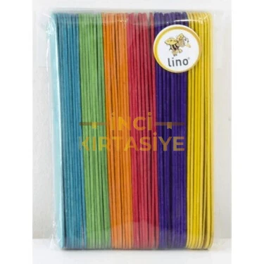 LİNO AHŞAP ÇUBUK 11 CM. RENKLİ