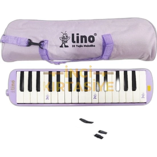 LİNO MELODİKA 32 TUŞLU BEZ ÇANTA PASTEL MOR