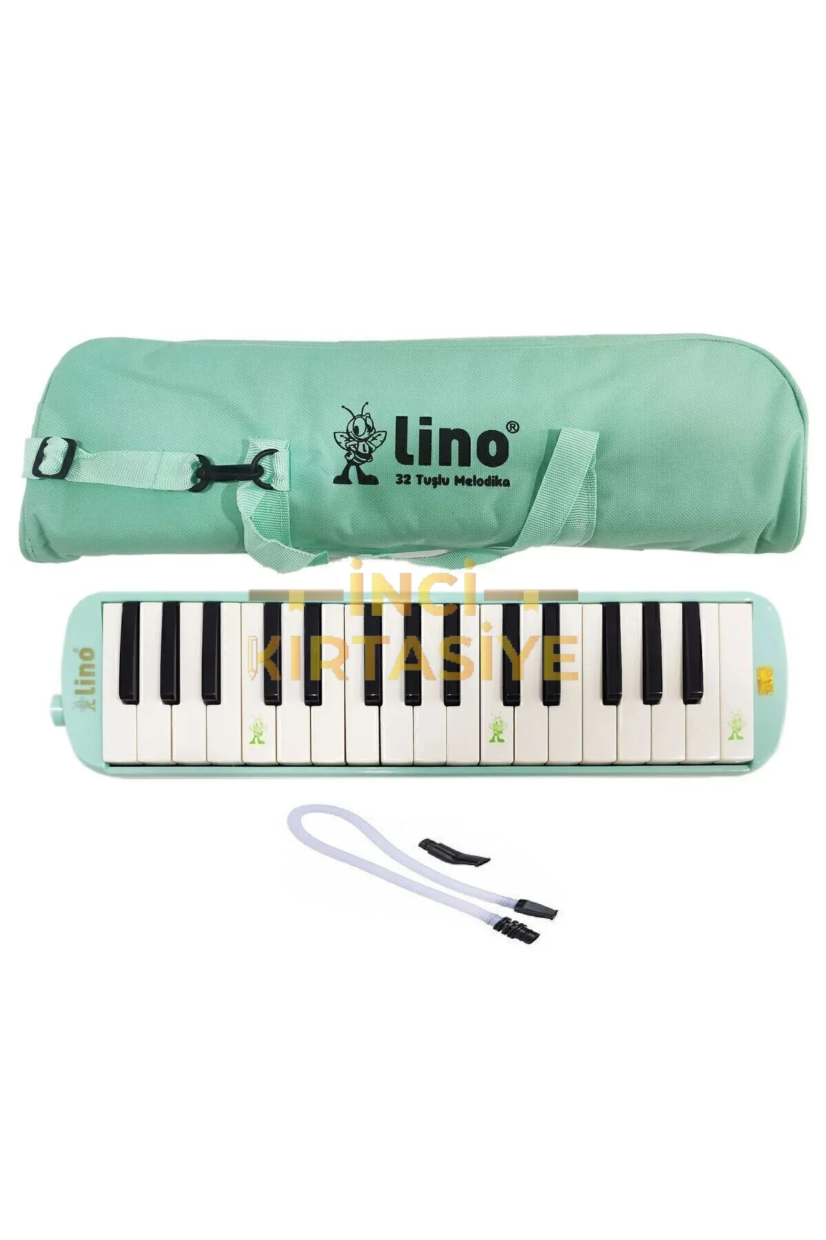 LİNO MELODİKA 32 TUŞLU BEZ ÇANTA PASTEL YEŞİL