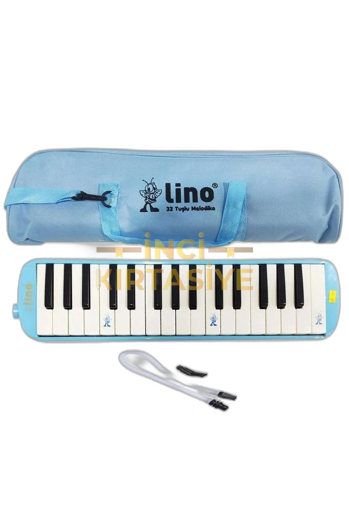 LİNO MELODİKA 32 TUŞLU BEZ ÇANTA PASTEL MAVİ