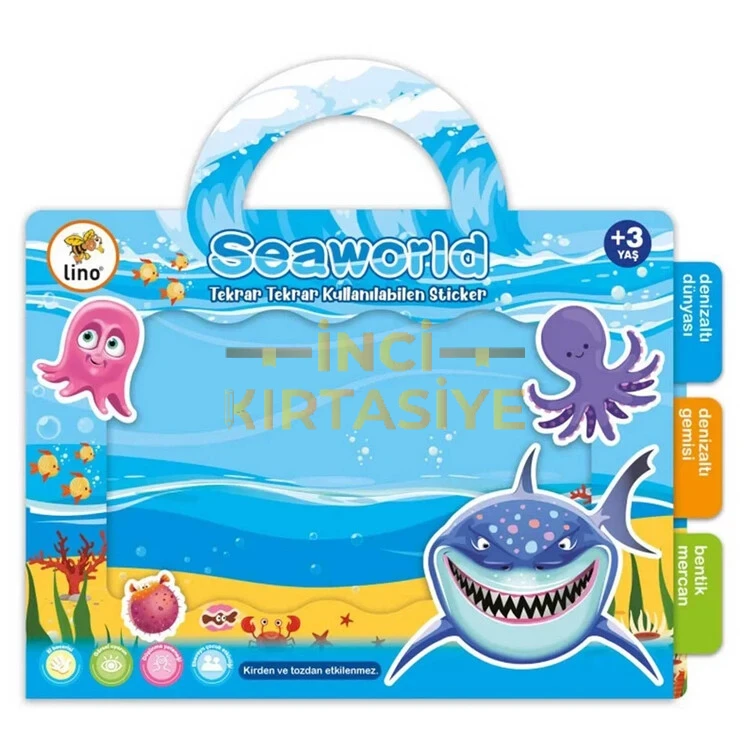 LİNO TEKRAR TEKRAR KULLANILABİLEN STICKER SEAWORLD