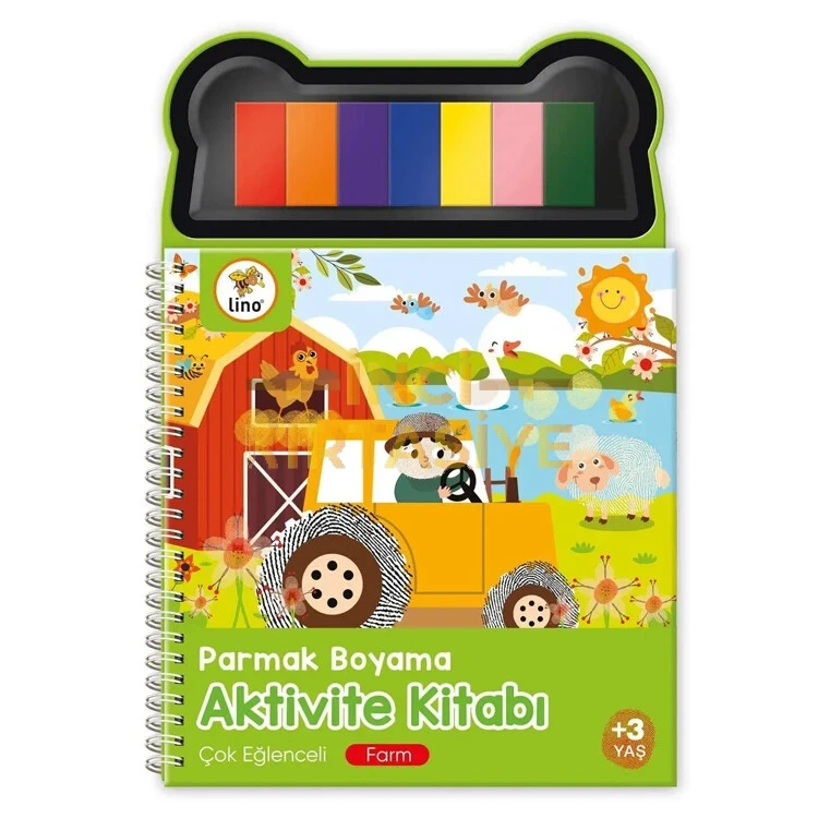 LİNO PARMAK BOYAMA AKTİVİTE KİTABI FARM