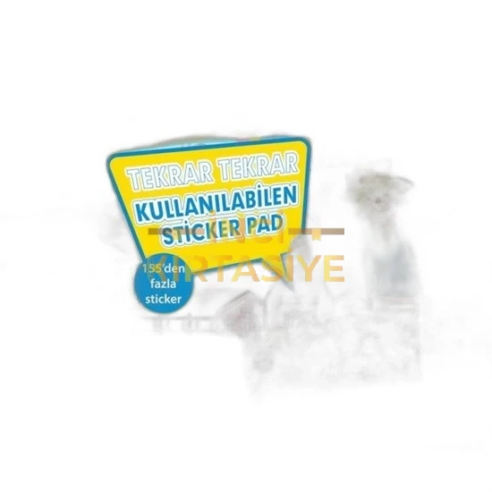 LİNO TEKRAR TEKRAR KULLANABİLEN STİCKER PAD HAYVANLAR