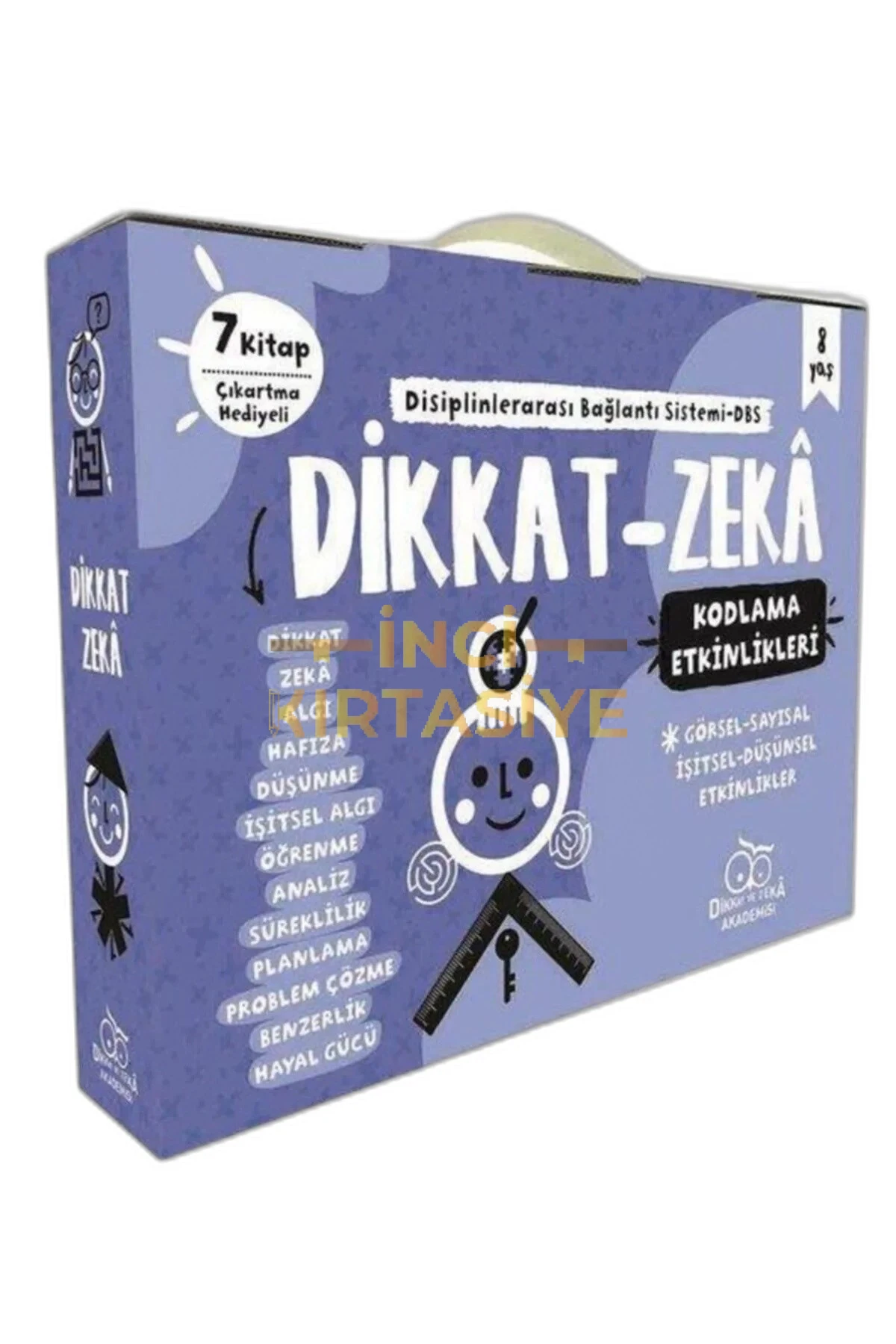 DIKKAT - ZEKA 2. SINIF SETI - 8 YAŞ  (7 KITAP)