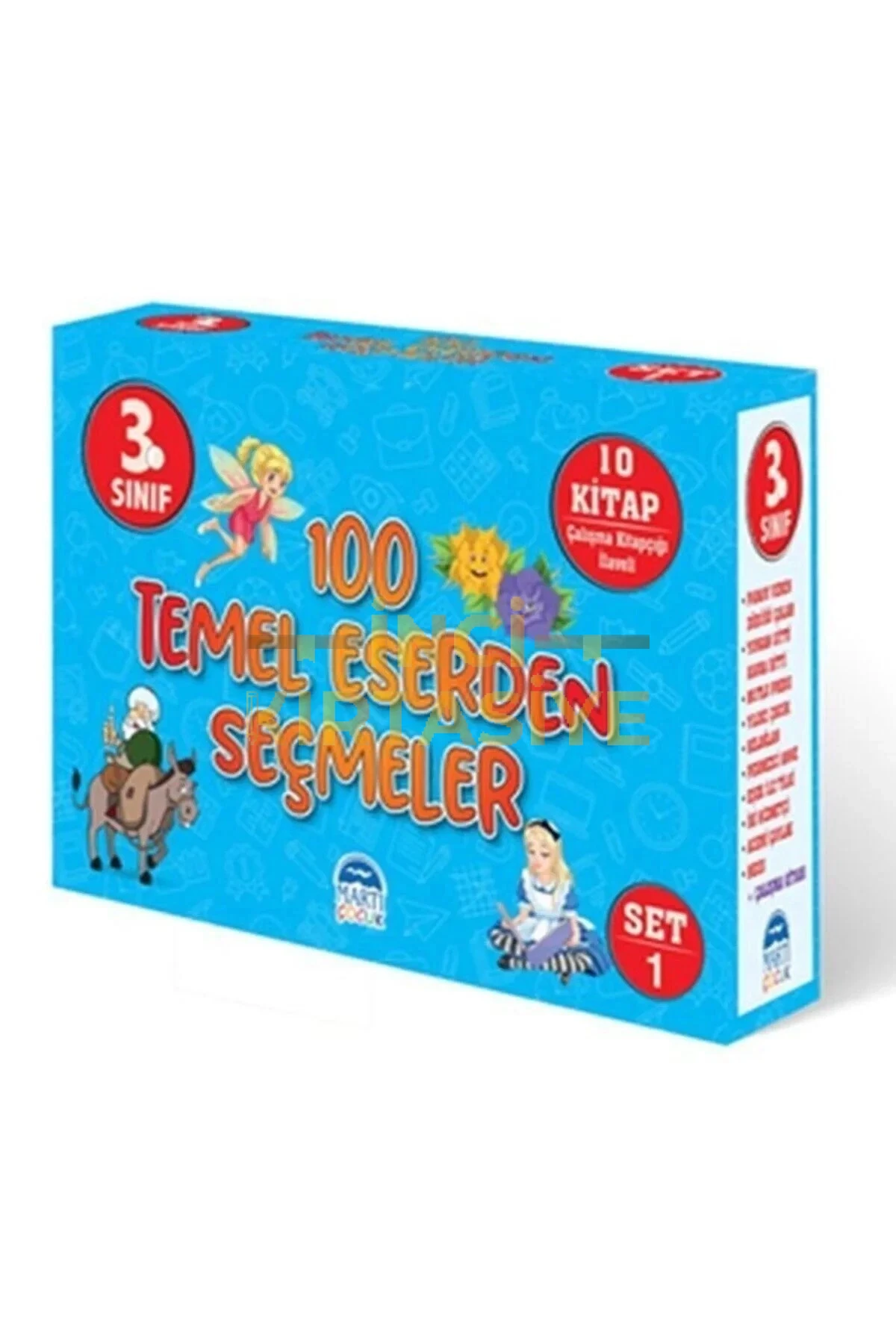 3. SINIF 100 TEMEL ESERDEN SEÇMELER / SET 1 ( MAVI )