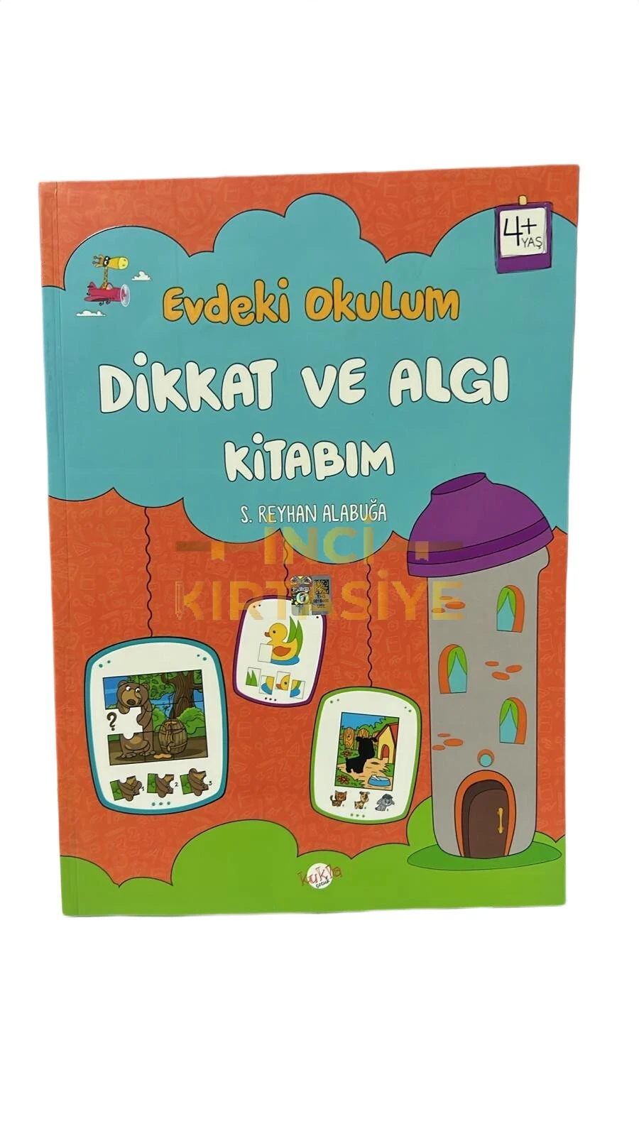 EVDEKİ OKULUM DİKKAT VE ALGI KİTABIM 4+ YAŞ