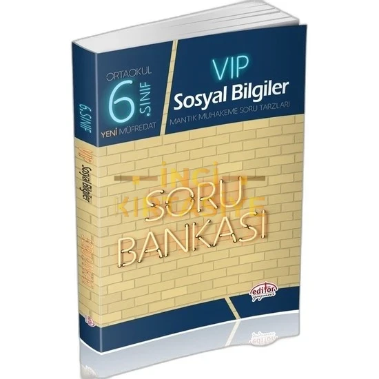 EDİTÖR VİP 6 SOSYAL SORU BANKASI