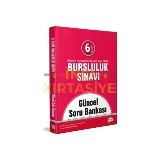 EDİTÖR 6.SINIF BURSLULUK GÜNCEL SORU BANKASI