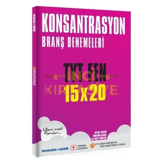 HOCALARA GELDIK TYT FEN KONSANTRASYON BRANŞ DENEMELERI