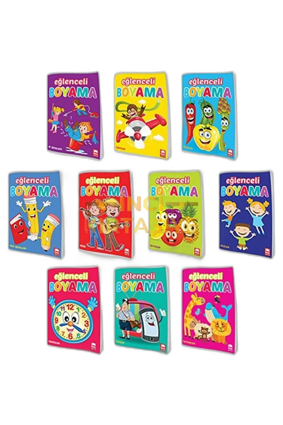 EĞLENCELİ BOYAMA 1-10