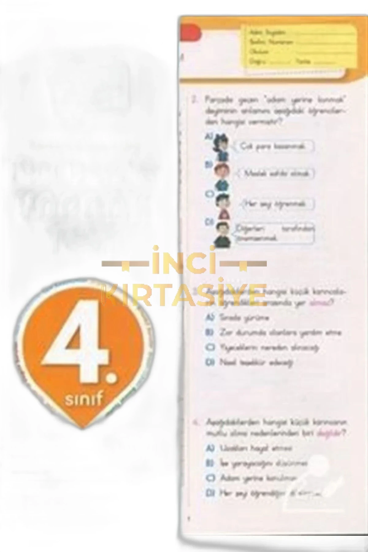 TÜM DERSLER YAPRAK TEST-4/ELEMENT
