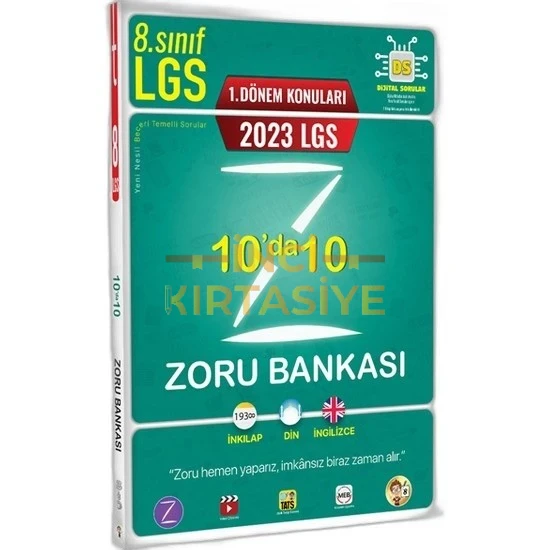 2023 LGS 1. DÖNEM 10'DA10 ZORU BANKASIİNDIRIM