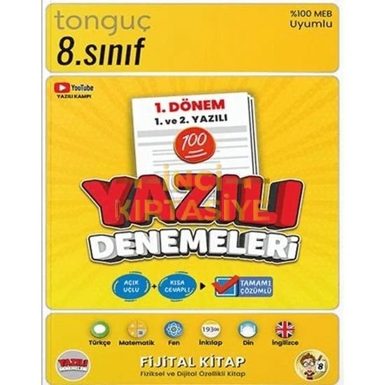 8. SINIF YAZILI DENEMELERI 1. DÖNEM 1 VE 2. YAZILI