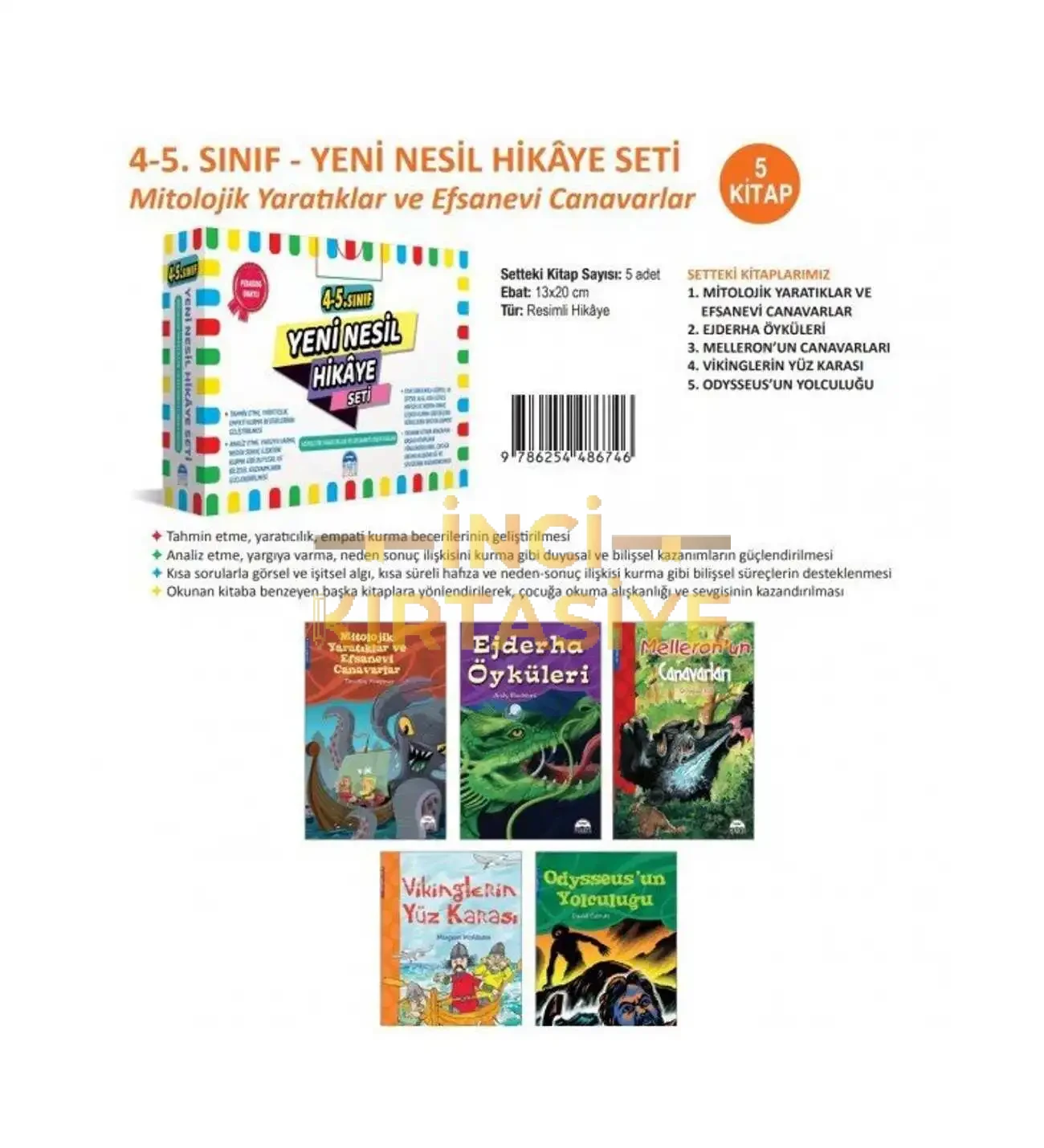 MARTI 4-5.SINIF YENİ NESİL HİKAYE SETİ YEŞİL