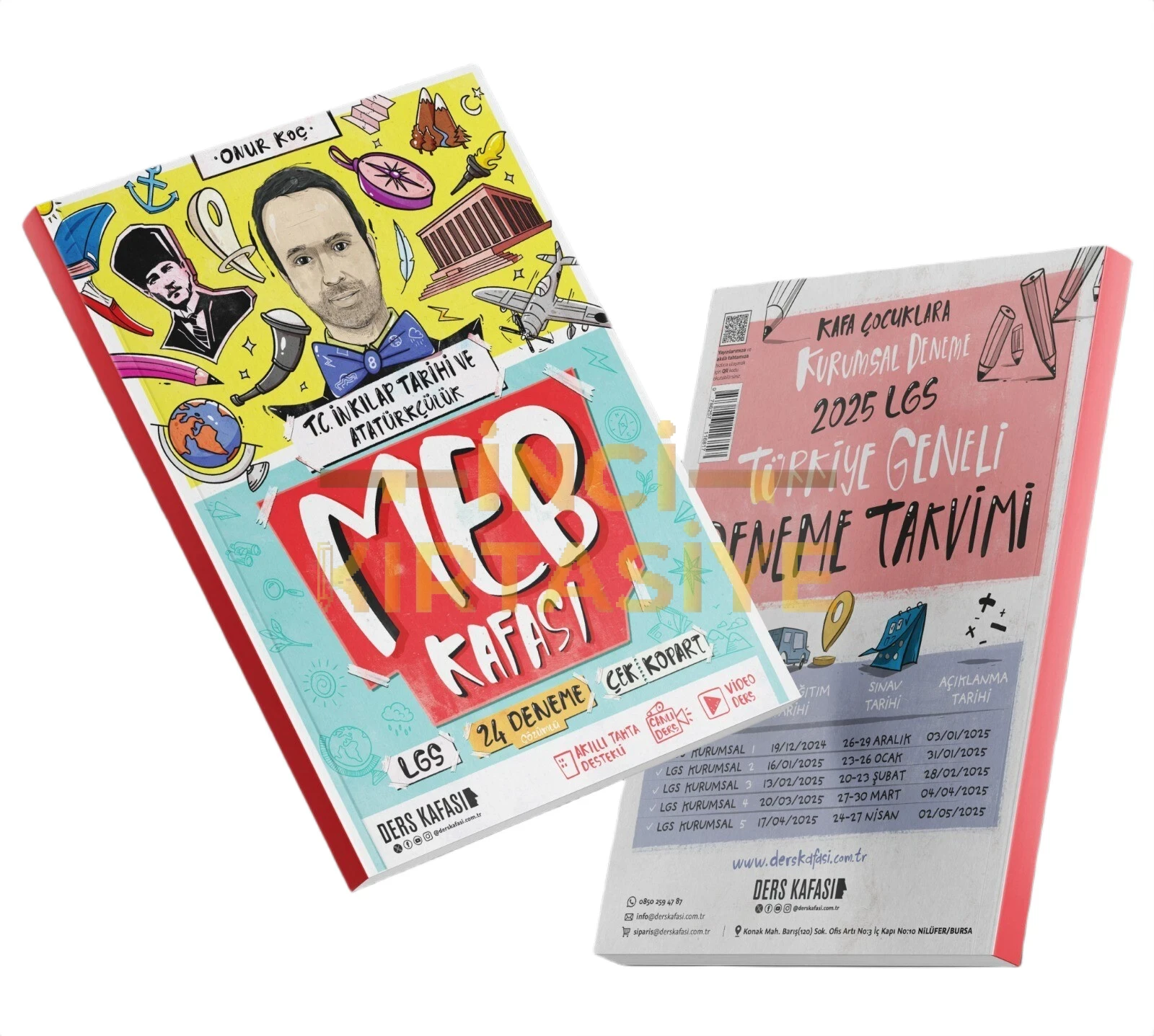 8.SINIF LGS T.C. İNKILAP TARİHİ VE ATATÜRKÇÜLÜK MEB KAFASI 24 ÇEK KOPART ÇÖZÜMLÜ DENEME DERS KAFASI