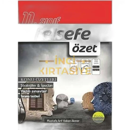 PANO 11. SINIF FELSEFE ÖZET