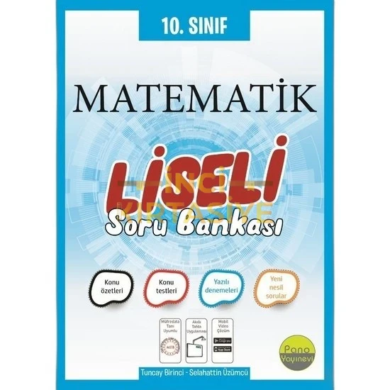 PANO 10.SINIF MATEMATIK SORU BANKASI (LISELI)