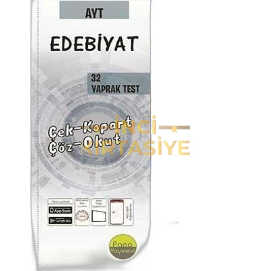 PANO AYT EDEBIYAT YAPRAK TESTLERI (32 ADET) ÇEK KOPART