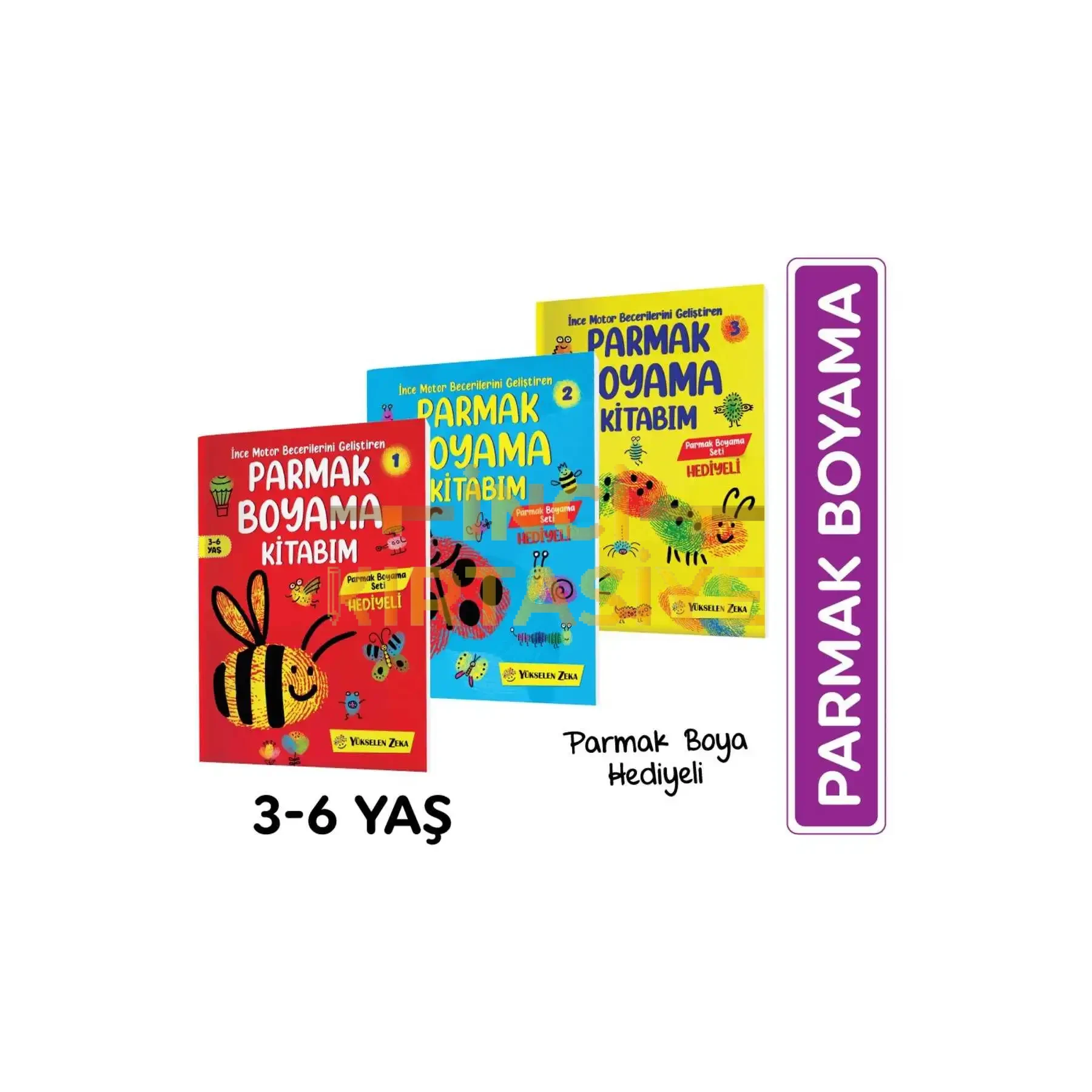 PARMAK BOYAMA KİTABIM 3-6 YAŞ SET