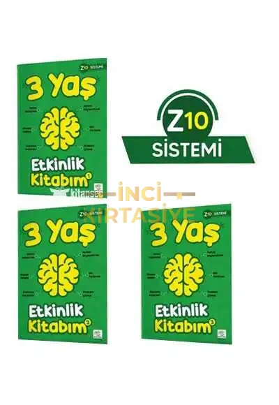 3 YAŞ ETKİNLİK KİTABIM Z10 SİSTEMİ