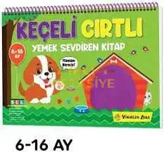 İLK CIRT CIRTLI KEÇELİ ETKİNLİK KİTABIM YEMEK SEVDİREN KİTAP