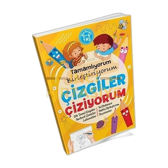 TAMAMLIYORUM BİRLEŞT.ÇİZGİLER ÇİZ.5-6 YAŞ/EMAÇOCUK