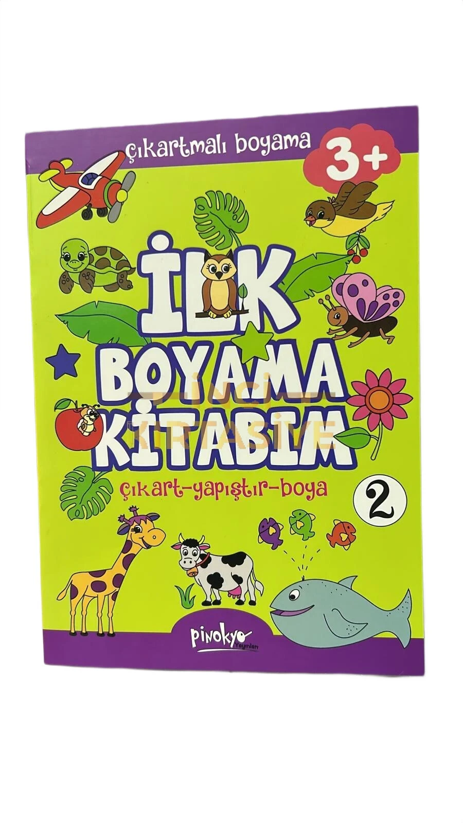 İLK BOYAMA KİTABIM + STİCKER 3+ YAŞ