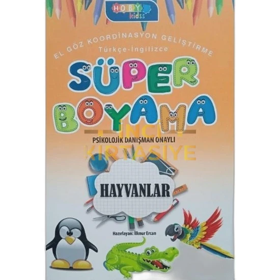 HOBY KİDSS SÜPER BOYAMA-HAYVANLAR