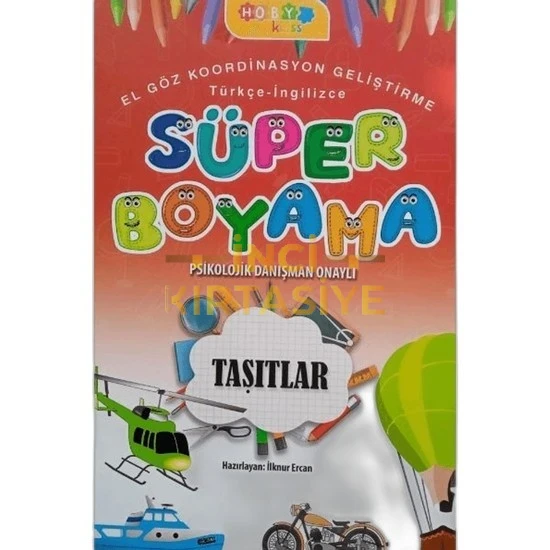 HOBY KİDSS SÜPER BOYAMA-TAŞITLAR