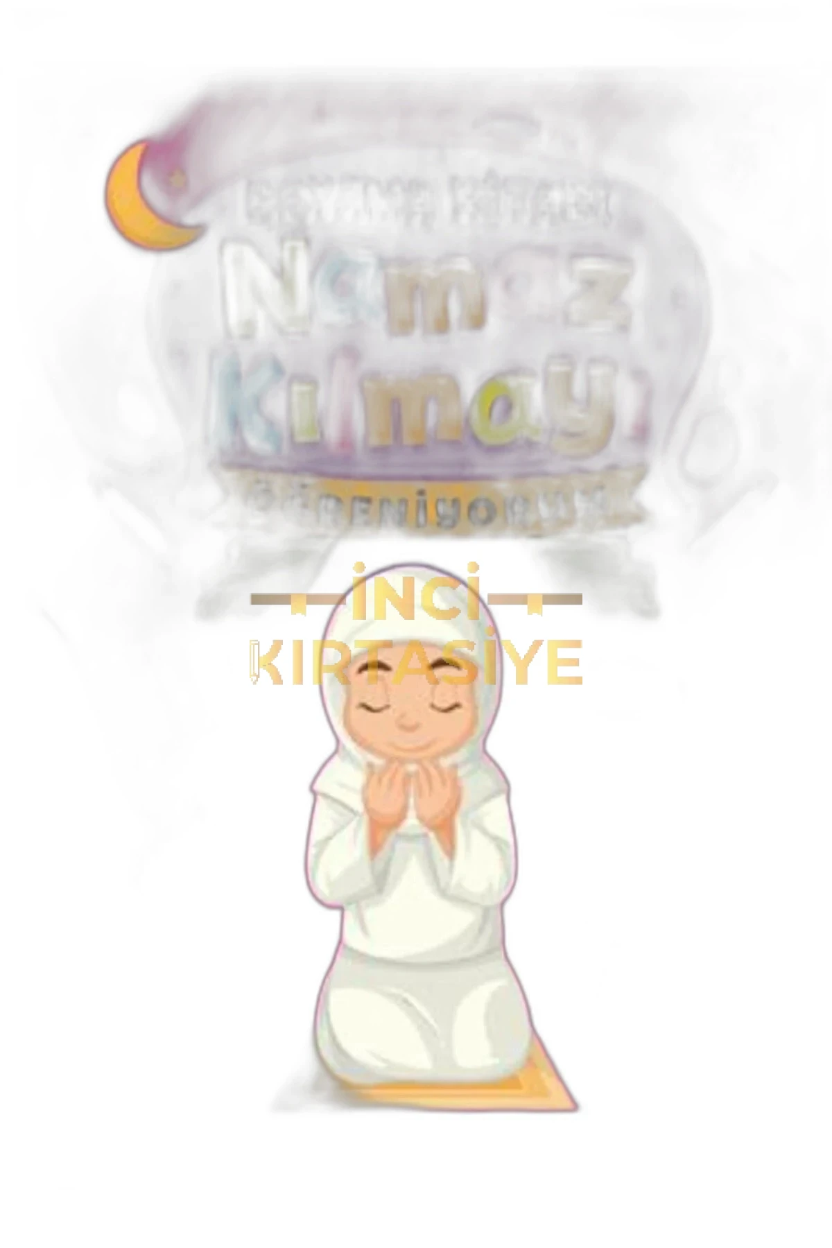 NAMAZ KILMAYI ÖĞRENİYORUM (KIZ) - BOYAMA