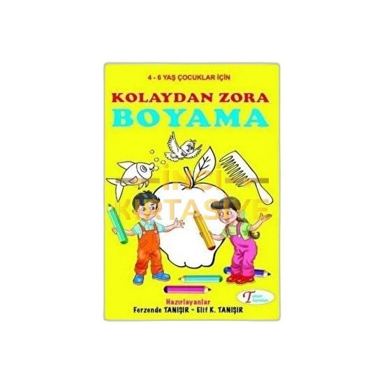 KOLAYDAN ZORA BOYAMA KİTABI