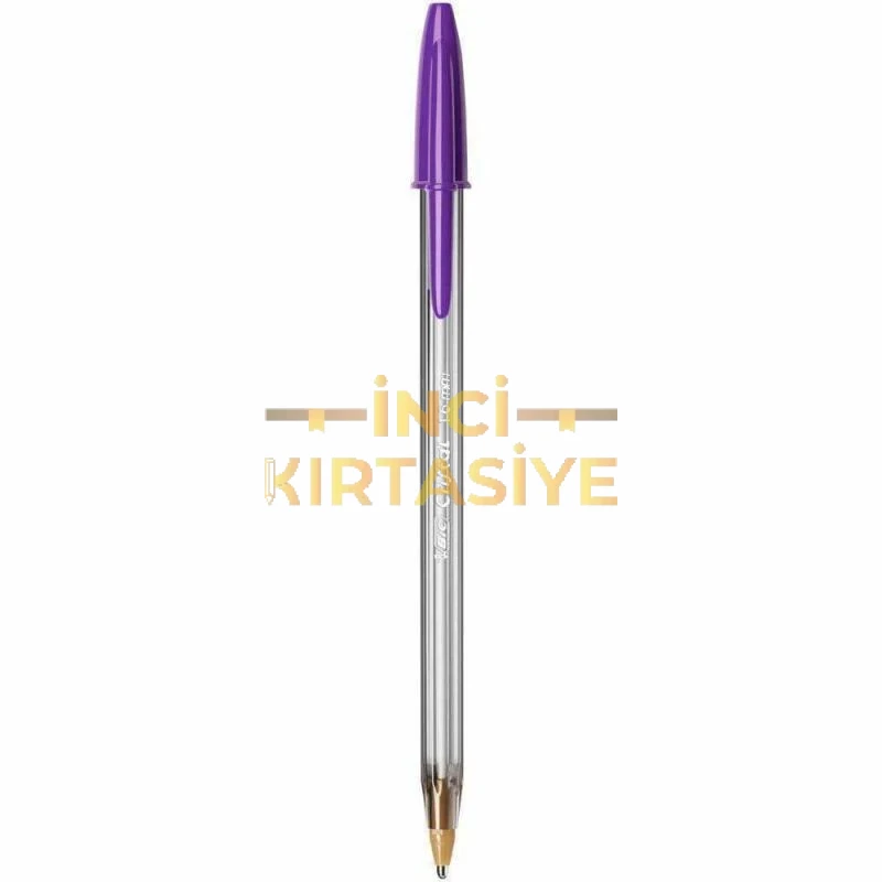 CRISTAL LARGE TÜKENMEZ KALEM FUN MOR