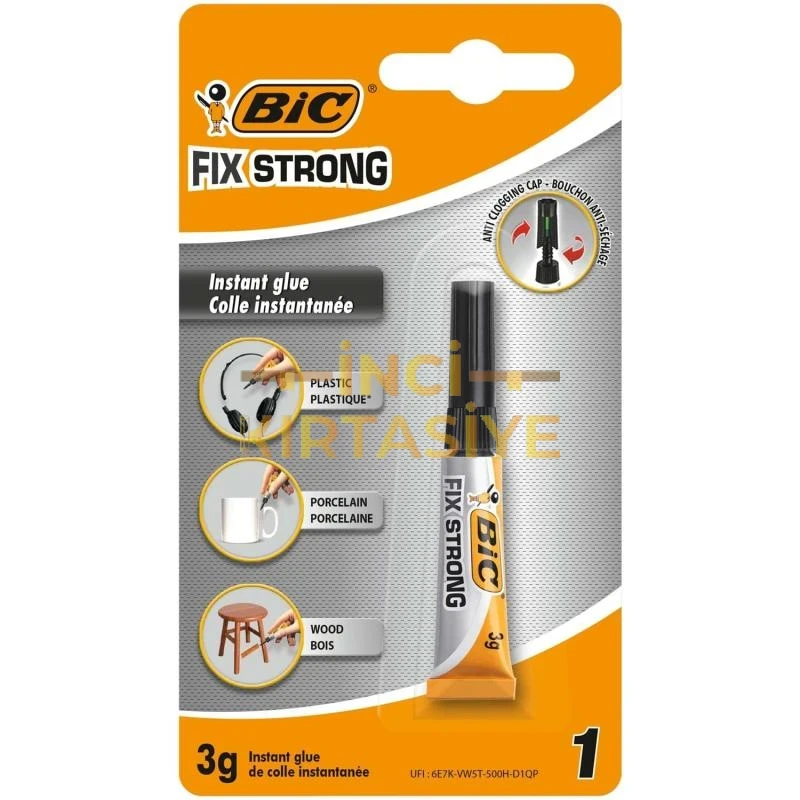 FIX STRONG SÜPER GÜÇLÜ JAPON YAPIŞTIRICISI 3 GR 1'Lİ BLİSTER