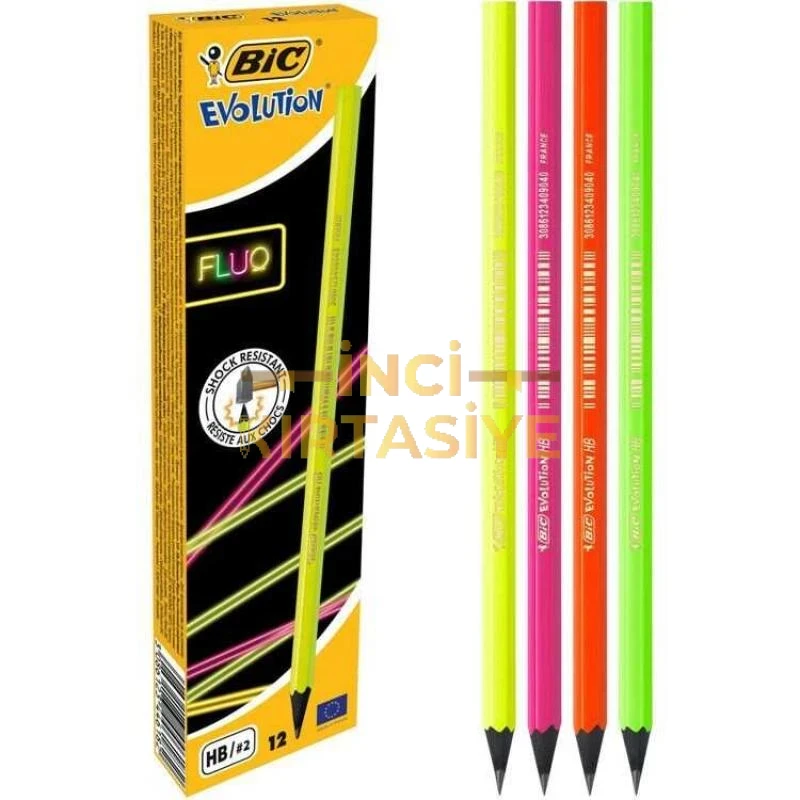 EVOLUTION FLUO KURŞUN KALEM 12'Lİ KUTU