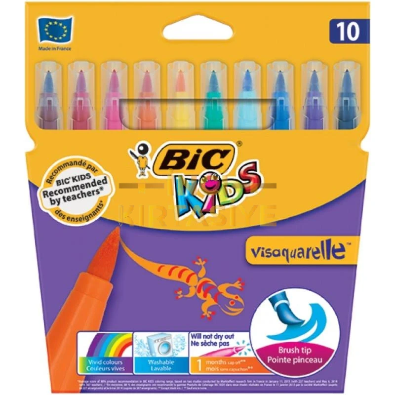 VISA 10R FIRÇA UÇLU KEÇELİ BOYA KALEMİ